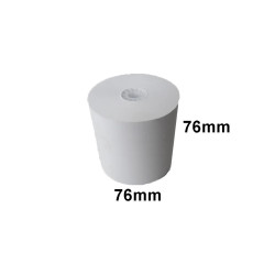 76mm x 76mm Single Ply Non-Thermal Kitchen Printer Rolls
