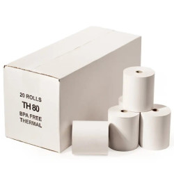 80x80mm Thermal Till Rolls – 20 Pack | Fast UK Delivery